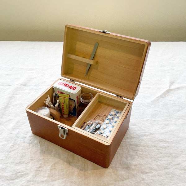 Classiky - Kit de primeros auxilios / cajas de herramientas de madera en 3 tamaños