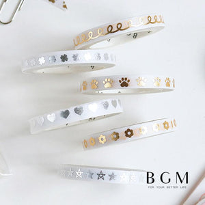 BGM-Maskierungsband - Gold & Silber 5mm
