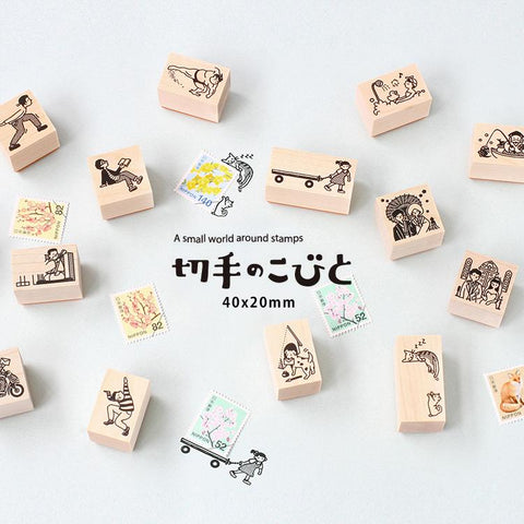 The Little Stamp People #1 Rubber Stamp