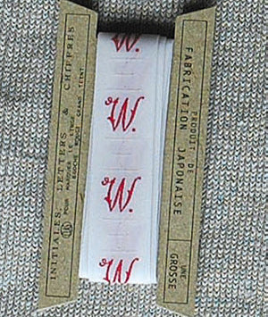 Embroidered Letter Ribbon N-Z