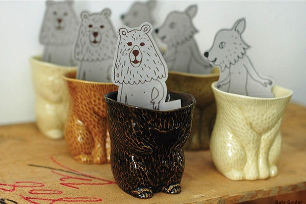 Classiky - Kiyata Cat and Bear cups