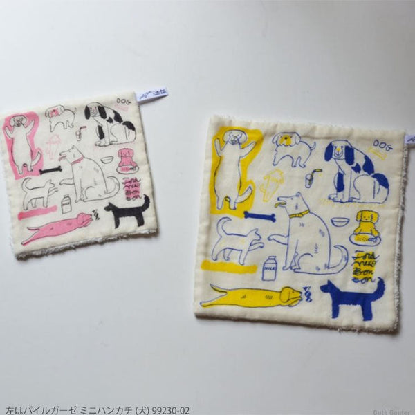 Cotton gauze Hand Cloths - Toraneko Bon Bon Collection from Classiky