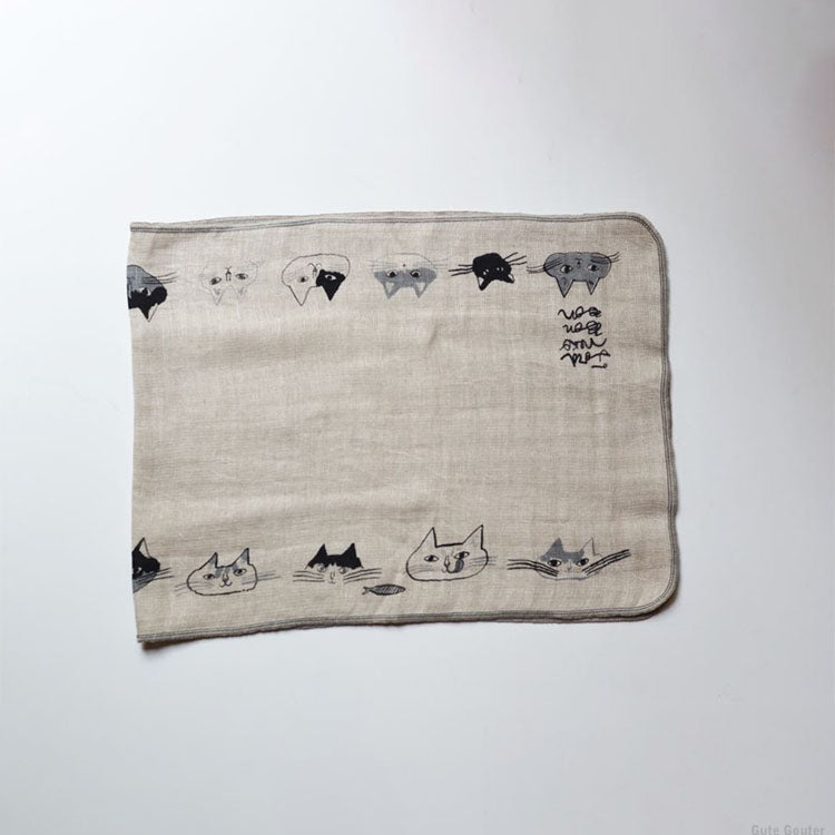 Linen/Cotton Tea Towel - Toraneko Bon Bon Collection from Classiky - Hands On Workshop
