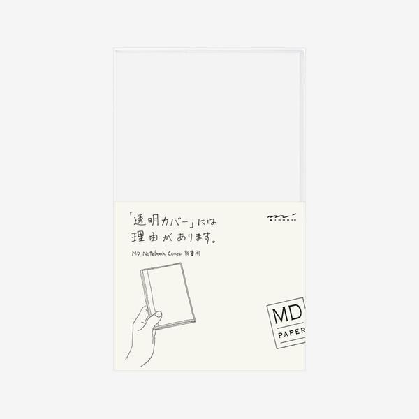 MIDORI MD-NOTE  - 透明盖 -  17x11cm平装尺寸 -  PVC  - 纤细