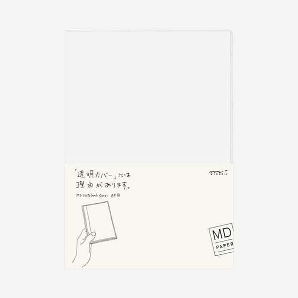 MIDORI MD-Note - Transparente Abdeckung - PVC - A5 Hardcover-Größe