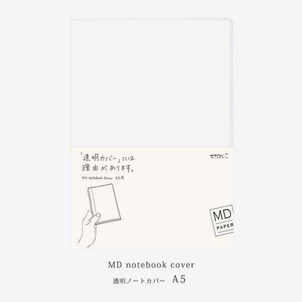MIDORI MD-NOTE  - 透明封面 -  PVC  -  A5精装大小
