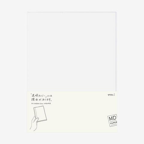 MIDORI MD-Nota - Cubierta transparente - Tamaño de variante A4 - PVC - Tamaño de la revista