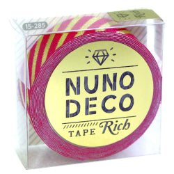 Nuno Deco Fabric Tape - Rich (gold) Stripe | Dots