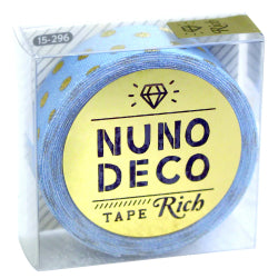 Nuno Deco Fabric Tape - Rich (gold) Stripe | Dots
