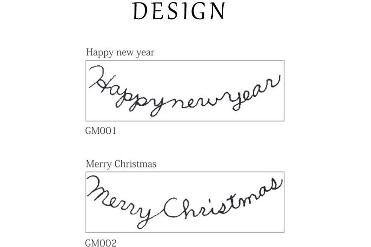 OSCOLABO Stamp Message Garland