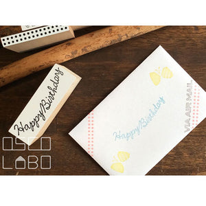 Rubber stamps by Osco Labo: Garland series - Congratulations, Thanks A Million, Happy Birthday