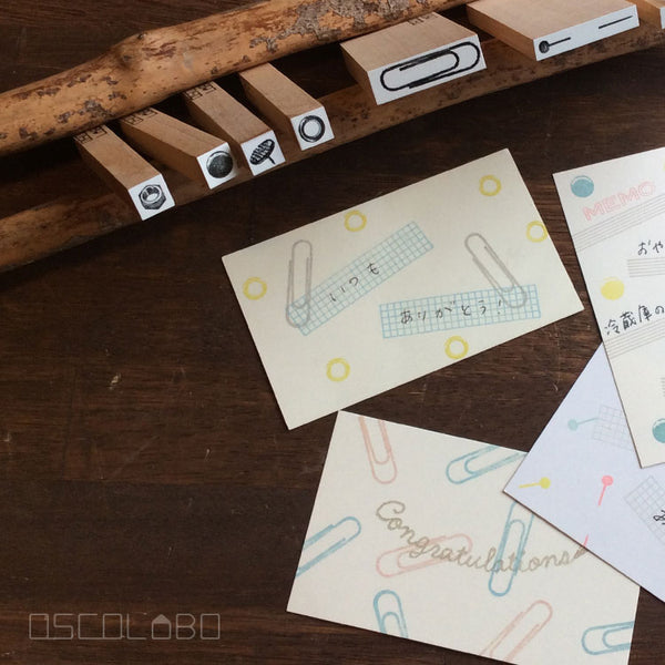 Rubber stamps by Osco Lobo: Paper clip