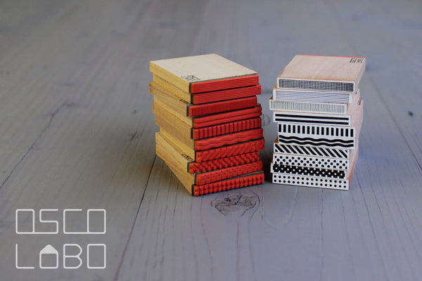 Rubber stamps by Osco Lobo:  Tapeh series
