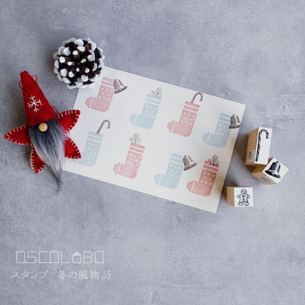 OSCOLABO Stamp Winter tradition Christmas candy
