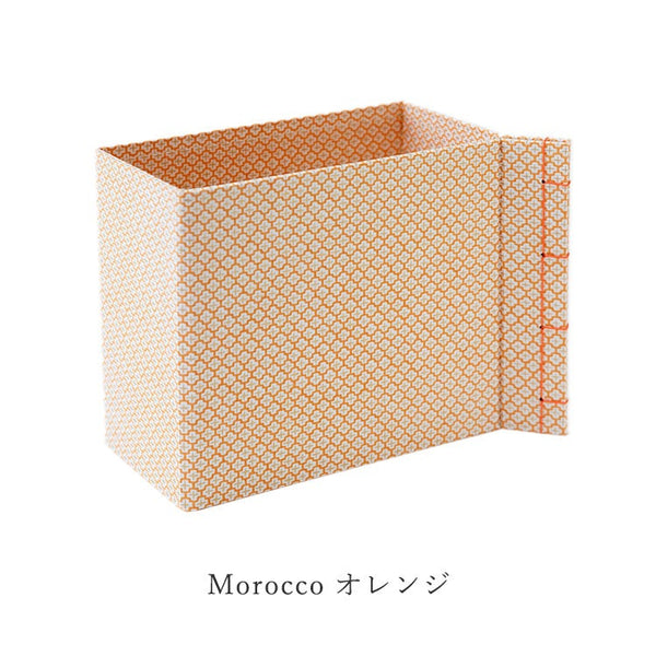 Shogado - Yuzen Paper Naicada-Tomoisei Taji Hako - Fold Up Pen Box (Medium rectangle)