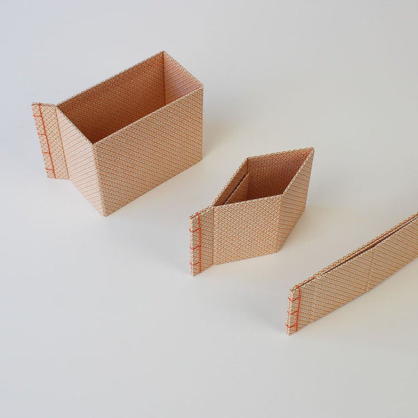 Shogado Schreibwaren - Yuzen Paper Nahido-Tomoisesi Taji Hako - Fold Up Pen Box (Quadrat)