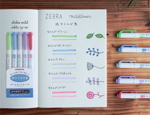 Bolígrafos de cebra - shibu / cool & refinados x 5 bolígrafos