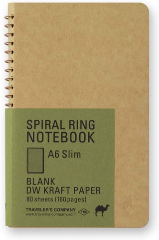 Pochette en spirale Notebook A6 Slim Unlined DW Craft 15241006
