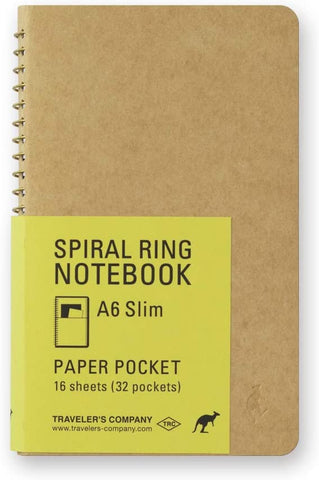 Bague en spirale Notebook A6 Slim Papet Pocket 15243006