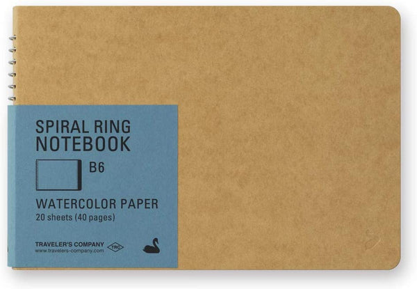 Spiralring Notebook B6 Aquarellpapier 15253006
