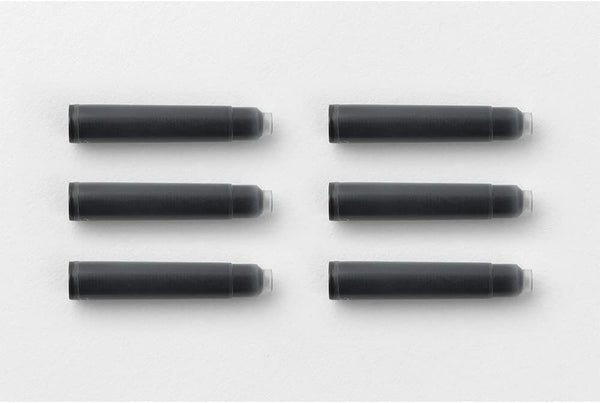 Recharges à l'encre pour stylo fontain en laiton - Bleu Noir & Noir
