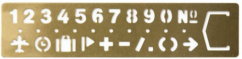 Bookmark en laiton Numéro 42168006