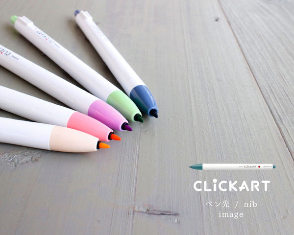 Zebra笔 -  ClickAnt可伸缩标记笔0.6mm（12笔）